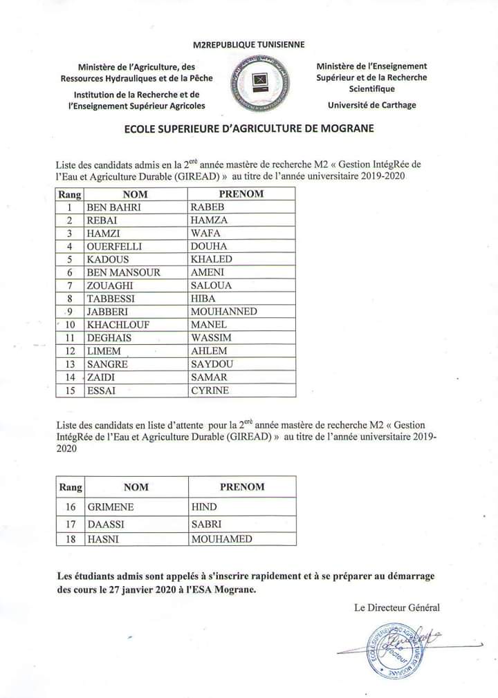 Прилог Liste des candidates admis Master GIREAD, ESA Mograne, UCAR.jpeg